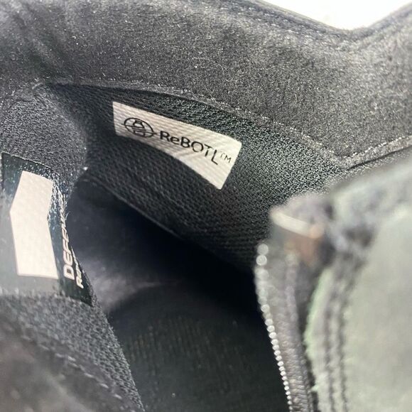 Timberland Tillston Leather Ankle Boots Lug Sole Weatherproof Size 10 Black Nubu - Picture 5 of 12